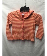 Gymboree Sz 6 Orange two Tone Snap up Jacket shirt long sleeve CUTE - £6.30 GBP