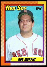 Boston Red Sox Rob Murphy 1990 Topps Baseball Card #268 nr mt - £0.40 GBP