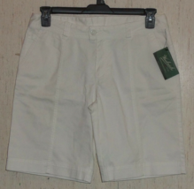 Nwt Womens $50 Woolrich &quot;Reflex Stretch&quot; White Shorts Size 10 - £25.55 GBP