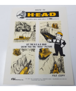 HEAD Earth Auger 1976 Sales Brochure Catalog Let the Head Man Show you t... - $18.95