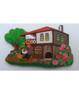  Beautiful magnetic souvenir from Bulgaria-Pastoral picture - $5.35 CAD