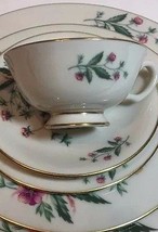 Lenox COUNTRY GARDEN 4 Cups and Saucers Set (W-302) USA - £31.55 GBP