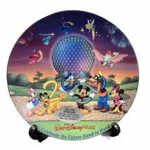 Walt Disney World 2000 Celebrate the Future Hand in Hand Decorative Plat... - $22.99