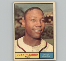 1961 Topps Baseball Juan Pizarro #227 Chicago White Sox - £2.44 GBP