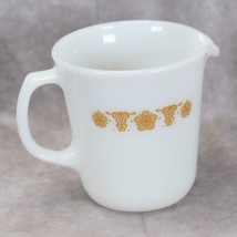 Pyrex Corelle Butterfly Gold Cream Pitcher  8 oz - $201.33 MXN