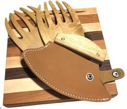 Made in the USA Cherry,Oak &amp; American Walnut Wood Ulu Chopping Bowl / Bo... - $2,023.30 MXN
