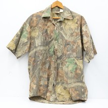 Vtg Redhead Hunting Shirt Size Large Button Up Camo Pattern - £29.12 GBP