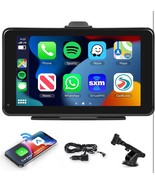 Portable Wireless Carplay/Android Auto Car Stereo Screen for Car, 7 Inch... - $116.52 CAD