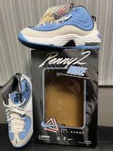 NEW IN BOX Nike Men&#39;s SIZE 8.5 Air Penny 2 x Social Status White Blue DM... - $131.37