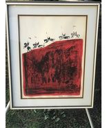 NISSAN ENGEL *Horsemen* ABSTRACT MODERN SIGNED LITHOGRAPH Vintage Rare V... - $445.50