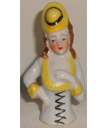 Vintage PORCELAIN Pin Cushion HALF DOLL Made in Japan - $32.20 CAD