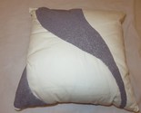 Diane Von Furstenberg Purple wave Beaded deco pillow NWT - $57.55