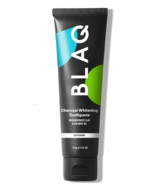 BLAQ Activated Charcoal Teeth Whitening Toothpaste | Vegan Organic - Pep... - £10.07 GBP