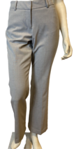 Worthington Curvy Fit Women&#39;s  Flat Front Dress Pants Grey Heather Size 4 NWT - $18.99