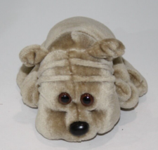 Kennel Kuddlees Plush Bull Dog 5&quot; Puppy Tara Toy Gray Mini Soft Stuffed Vtg 1986 - £10.61 GBP