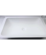 Signature Hardware 398736 Canopus 24&quot; Resin Vessel Bathroom Sink - White - $163.98 CAD