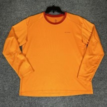 Arc&#39;teryx Shirt Mens Small Orange Crew Neck Long Sleeve Outdoors Hunting... - £30.01 GBP