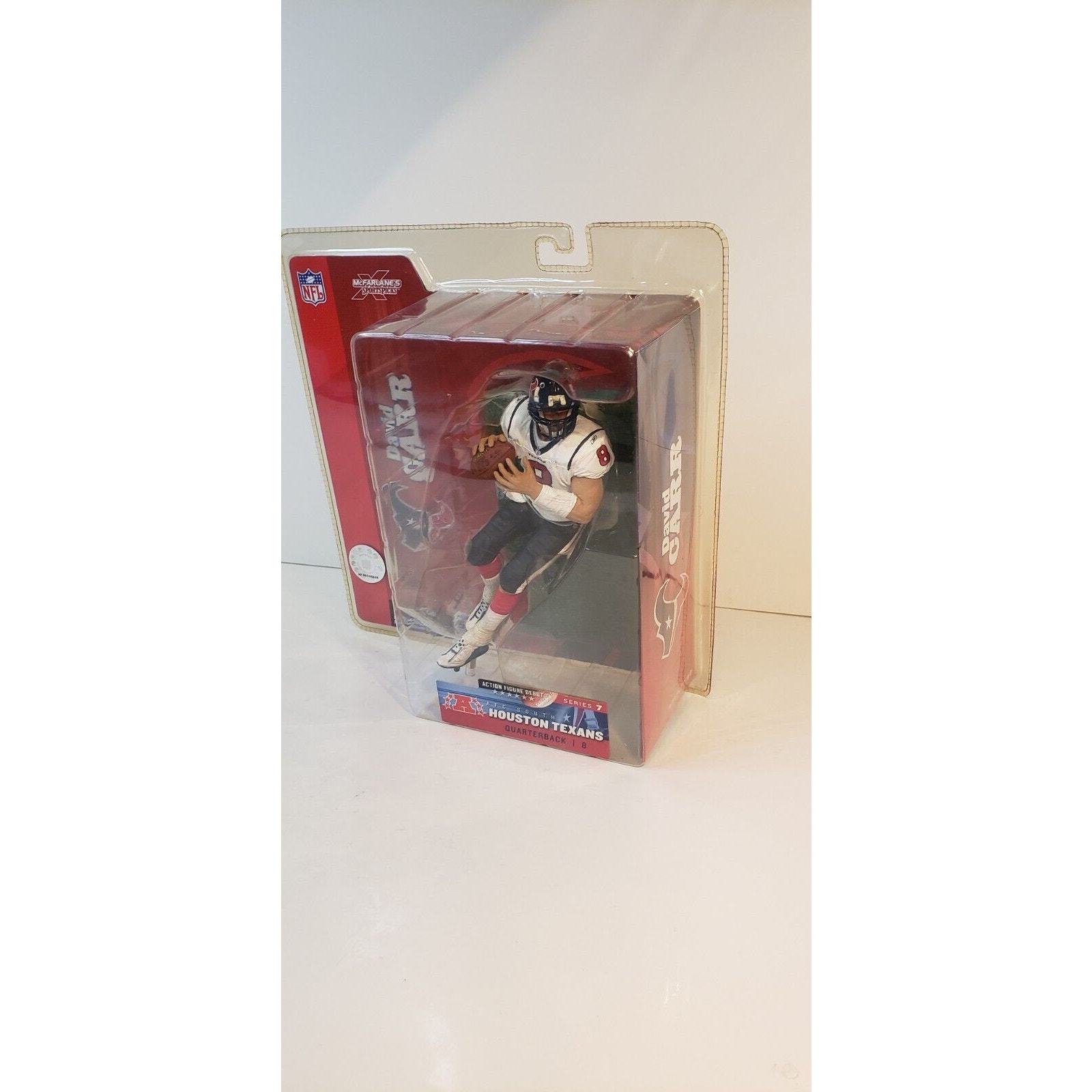 David Carr McFarlane NFL Series 7 Houston Texans White Jersey NEW Item image 3