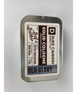 Duke Cannon Old Glory Solid Cologne Tin Container 1.5 oz  Men&#39;s  Benefit... - $19.64