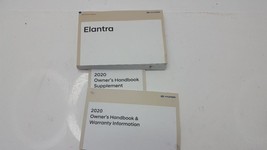 ELANTRA   2020 Owners Manual 540168Fast Shipping - 90 Day Money Back Gua... - $40.19