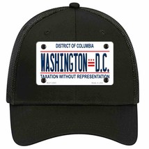 District Of Columbia Novelty Black Mesh License Plate Hat - £22.92 GBP
