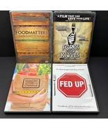 Lot of 4 DVDs: Foodmatters, Hungry for Change, Forks Over Knives, Fed Up - $16.81