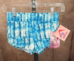 KANU SURF Girls NWT AQUA Tie Dye Board Shorts w/ Pockets SUMMER Kids Siz... - $87.82 MXN