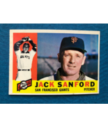 1960 TOPPS BASEBALL CARD JACK SANFORD #165 (EX) - $8.15 CAD