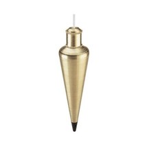 Empire Level 932BR 32 Ounces Solid Brass Plumb Bob, Lacquered Finish Ste... - £44.77 GBP