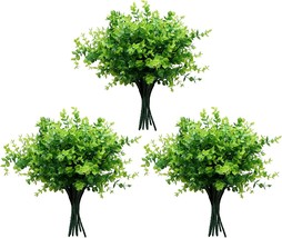 The Bloom Times 18 Pack Artificial Greenery Stems Fake Greenery Boxwood Picks - £32.12 GBP