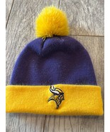Minnesota Vikings NFL New Era Stocking Cap Hat Football Pom Pom Beanie SKOL - €15,71 EUR