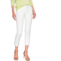 BANANA REPUBLIC Sloan Crop White Pants Size 8 Summer Casual - £19.26 GBP