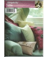 Simplicity #4600, Decorator Pillows for the Home - £13.56 GBP
