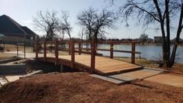 20 ft long Handcrafted Cedar Bridge.Beautiful and sturdy Free shipping i... - $7,500.00