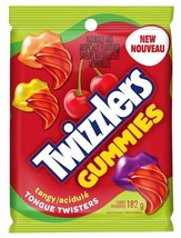 4 Bags of Twizzlers Gummies Tangy Tongue Twisters Candy 182g Each -Free ... - £23.26 GBP