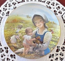 AUTUMNS BLESSING Juan Ferrandiz Mother Child 2nd Issue Beautiful Bounty Plate - £7.99 GBP