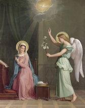The Annunciation–8.5x11&quot;–Victorian Art – Auguste Pichon – Catholic Art Print – A - £9.47 GBP