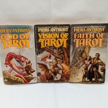 Complete Lot Of (3) Piers Anthony Tarot Miracle Planet Series Novels Books - £14.00 GBP