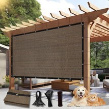 90% Outdoor Sun Shade Cloth, 10&#39;×10&#39; Pergola Shade Cover With Grommets,,... - $1,358.29 MXN
