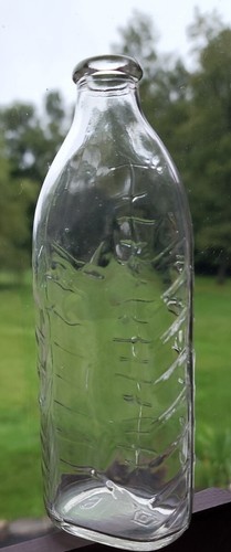 Vintage 1950's ~ Glass ~ Nursing/Baby Bottle ~ 8 Oz ~ Embossed Crawling Infant-1 Item image 6