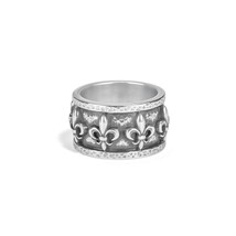 Brighton Women's Fleur De Lis Ring Size 6 - $741.37 MXN