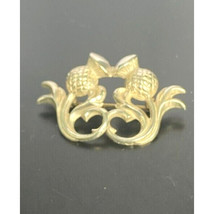 BEAU 925 STERLING SILVER THISTLE BROOCH SKY - $33.46