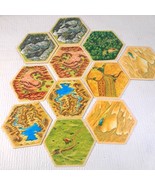 The Settlers of Catan Seafarers game terrain hex set 11 replacement part... - $428.53 MXN