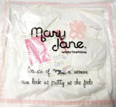 Vintage Mary Jane Full Dress Slip White Lace Antron III Nylon Womens  32... - $30.29