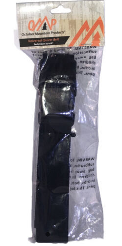 OMP October Mountain Products #60869 Universal Archery Black Quiver Belt... - $18.69