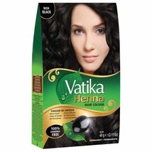 Natural  Rich Black Hair Colour vatika - $150.57 MXN