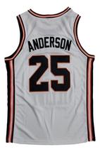 Nick Anderson Fighting Illinois College Basketball Jersey Sewn White Any Size image 2