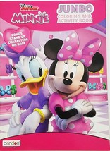 Disney Junior Minnie Jumbo Coloring/Activity Book and Pencil Case Set - £5.61 GBP