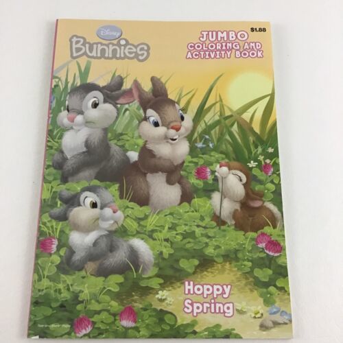 Primary image for Disney Bunnies Jumbo Coloring Activity Book Hoppy Spring Mazes Puzzles Bendon