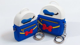 Fun Cute 3D Blue/White Backpack Airpod (2nd/3rd Gen) Soft Silicone Rubber Case - £11.98 GBP+